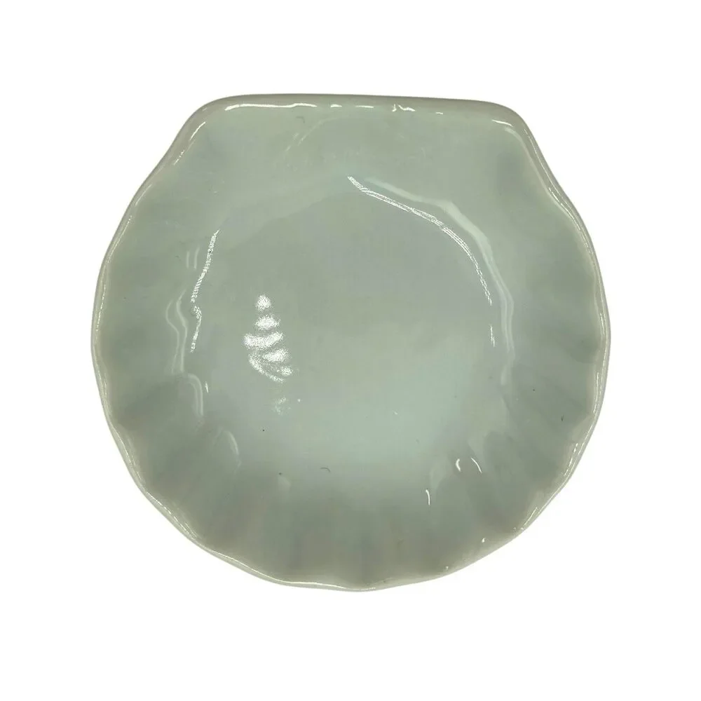 Sur la Table White Ceramic Shell Dish 4 Dipping Small Dishes